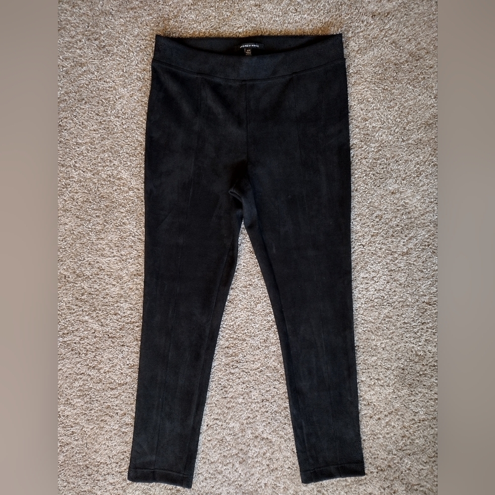 Andrew Marc Faux Suede Micro suede Pants Women's Medium - Picture 2 of 8